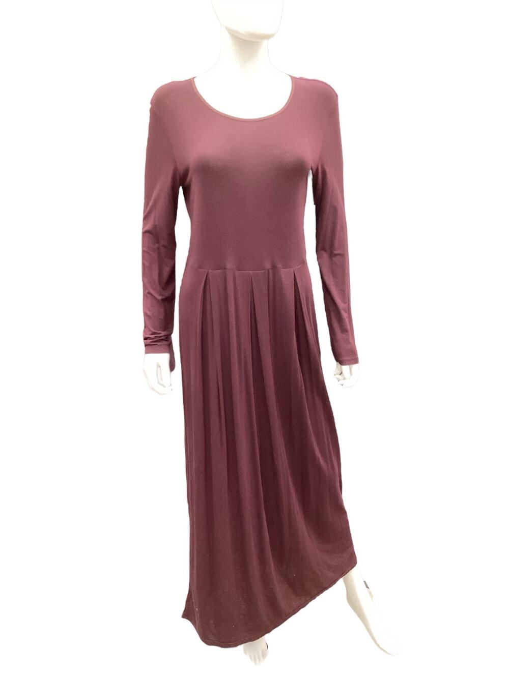 Vintage Laura Ashley Dress Women’s Size 8 Long Sleeve Long Dress Wine Color